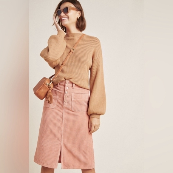 Anthropologie Pilcro Corduroy Skirt - Picture 1 of 7